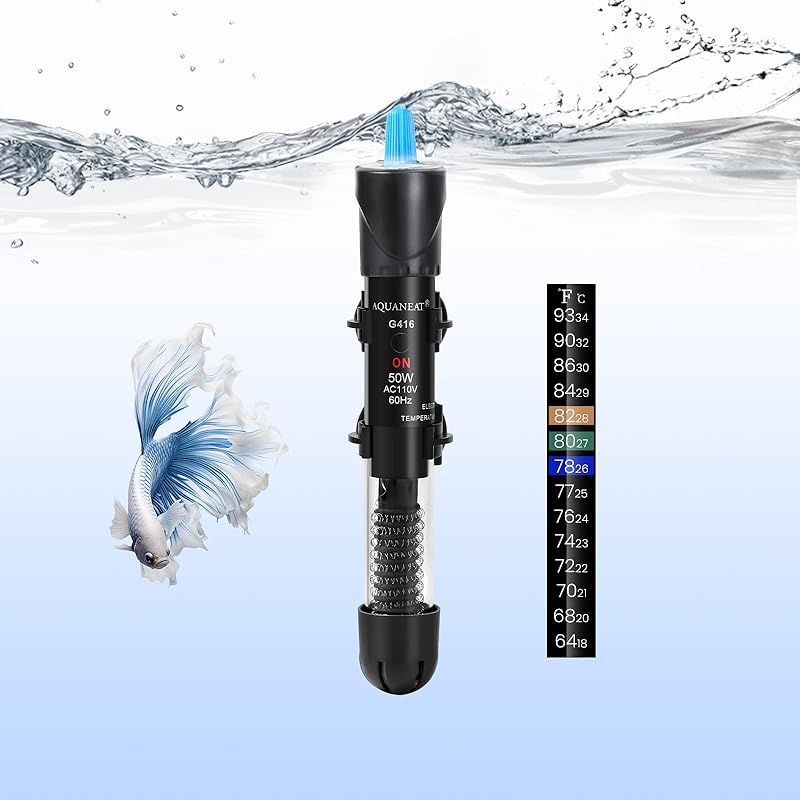 AQUANEAT Adjustable Submersible Thermostat Thermometer