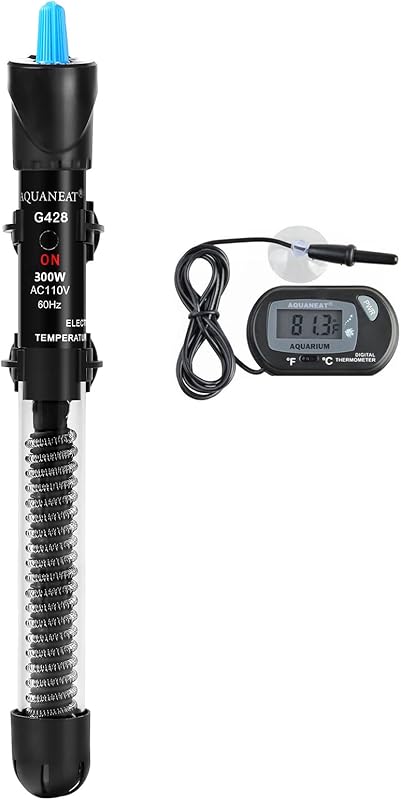 AQUANEAT Adjustable Submersible Thermostat with Digital Thermometer